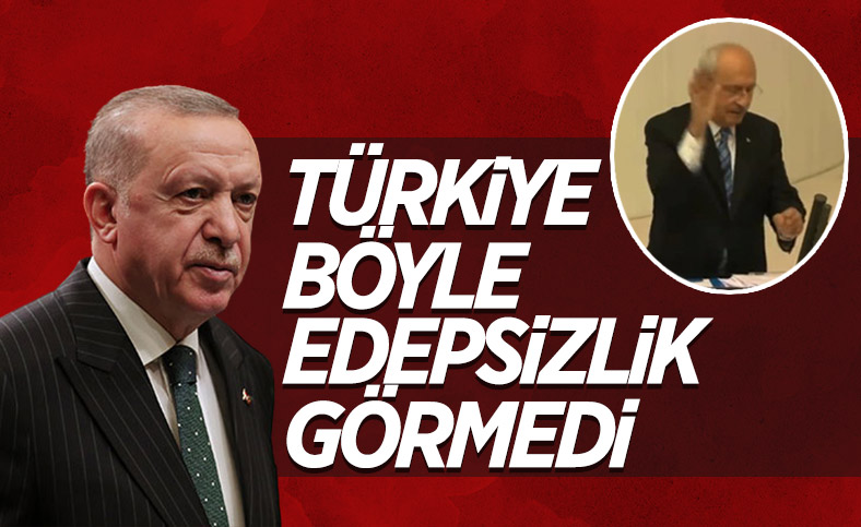 Cumhurbaşkanı Erdoğan'dan Kılıçdaroğlu'nun el hareketine tepki