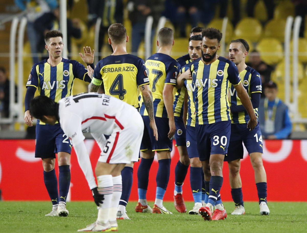 Fenerbahçe, Frankfurt ile 1-1 berabere kaldı #3