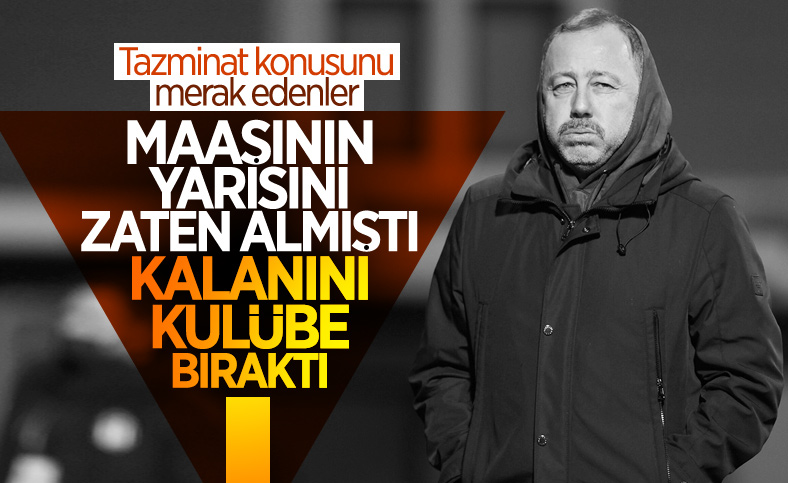 Sergen Yalçın, Beşiktaş'tan tazminat almayacak
