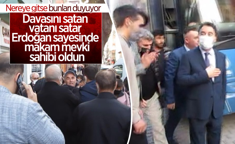 Ali Babacan’a vatandaştan protesto: Hakkımı helal etmiyorum