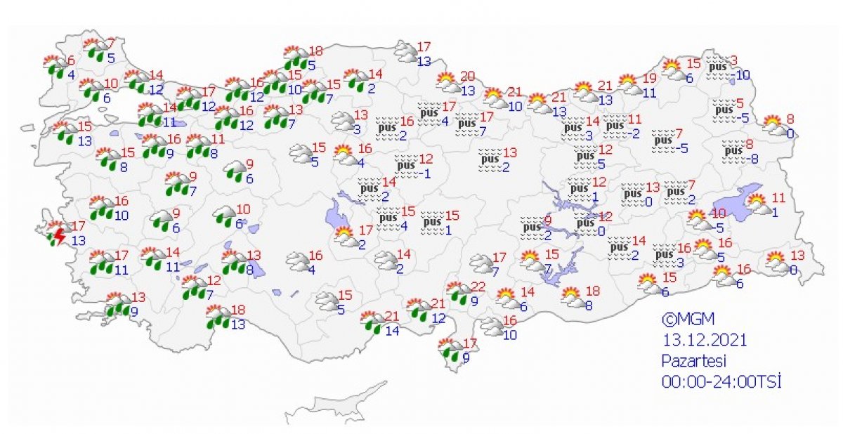 İstanbul ve İzmir e kuvvetli sağanak yağış uyarısı #5