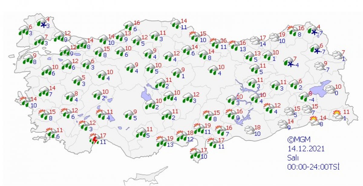 İstanbul ve İzmir e kuvvetli sağanak yağış uyarısı #6
