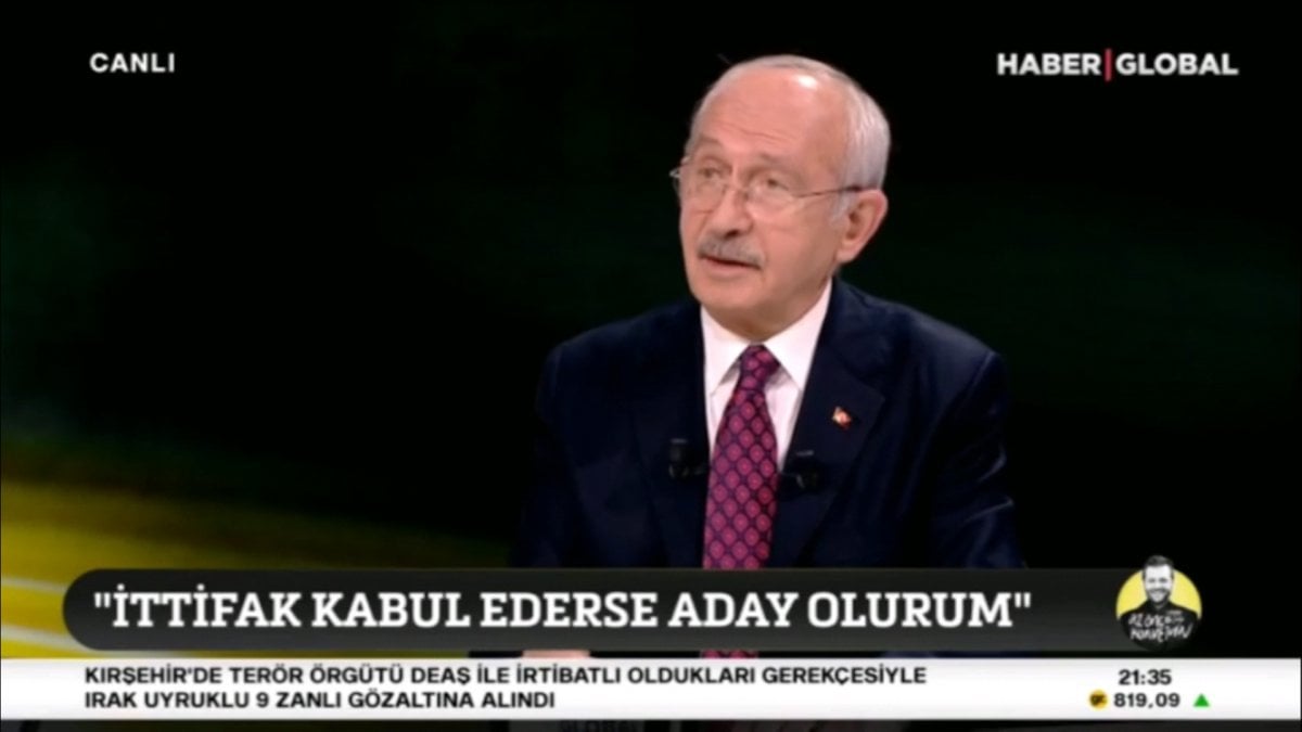 Kılıçdaroğlu na cumhurbaşkanı adaylığı soruldu: İttifak kabul ederse onur duyarım #1