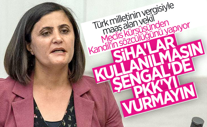 HDP'li vekil Dilan Taşdemir'in SİHA rahatsızlığı