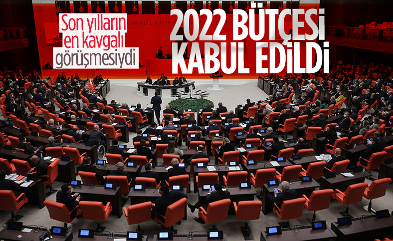 2022 Yılı Merkezi Yönetim Bütçe Kanun Teklifi kabul edildi