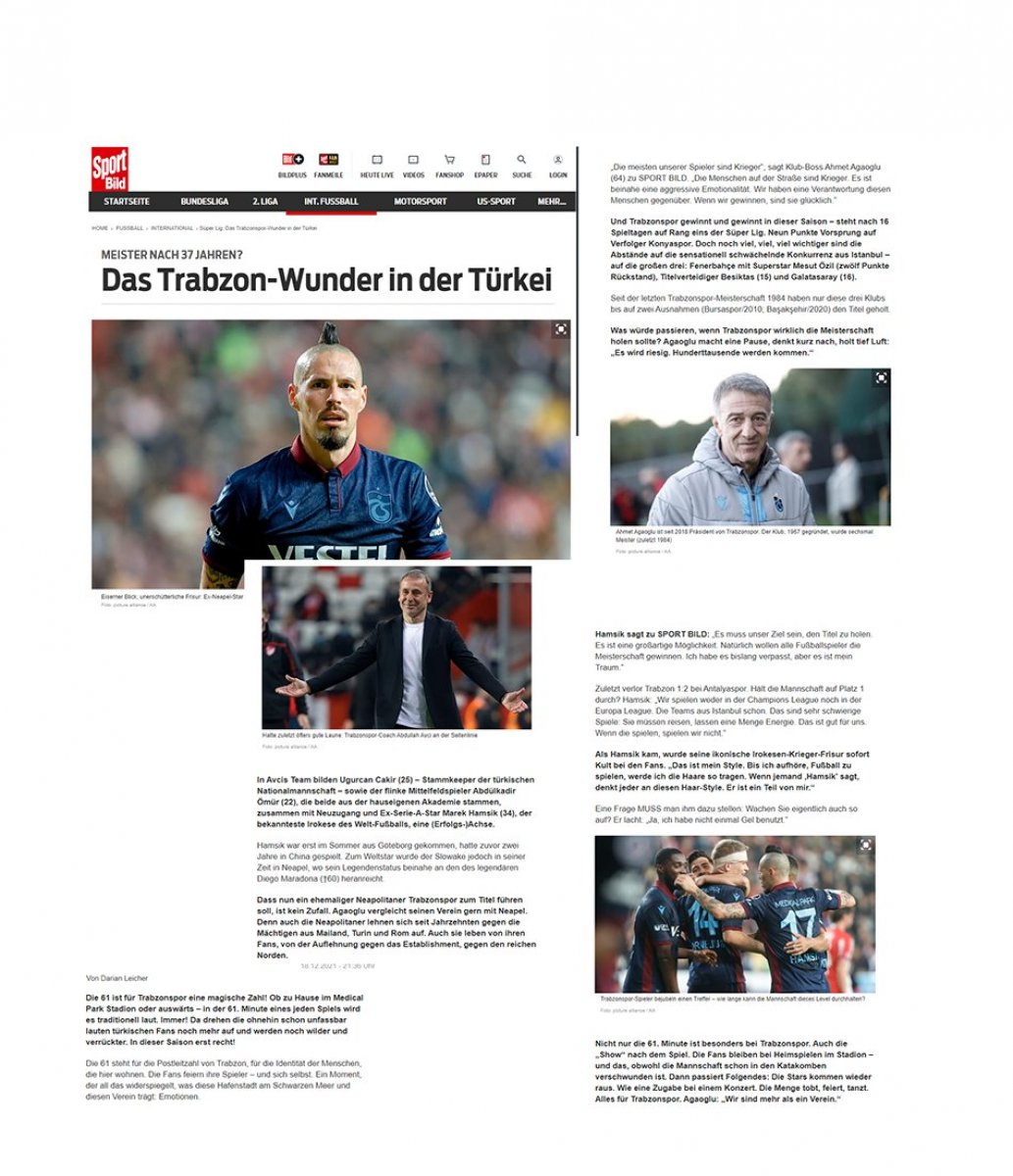 Trabzonspor un başarısı Alman basınında #3
