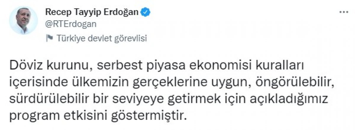 Cumhurbaşkanı Erdoğan dan ekonomiye ilişkin açıklamalar #2