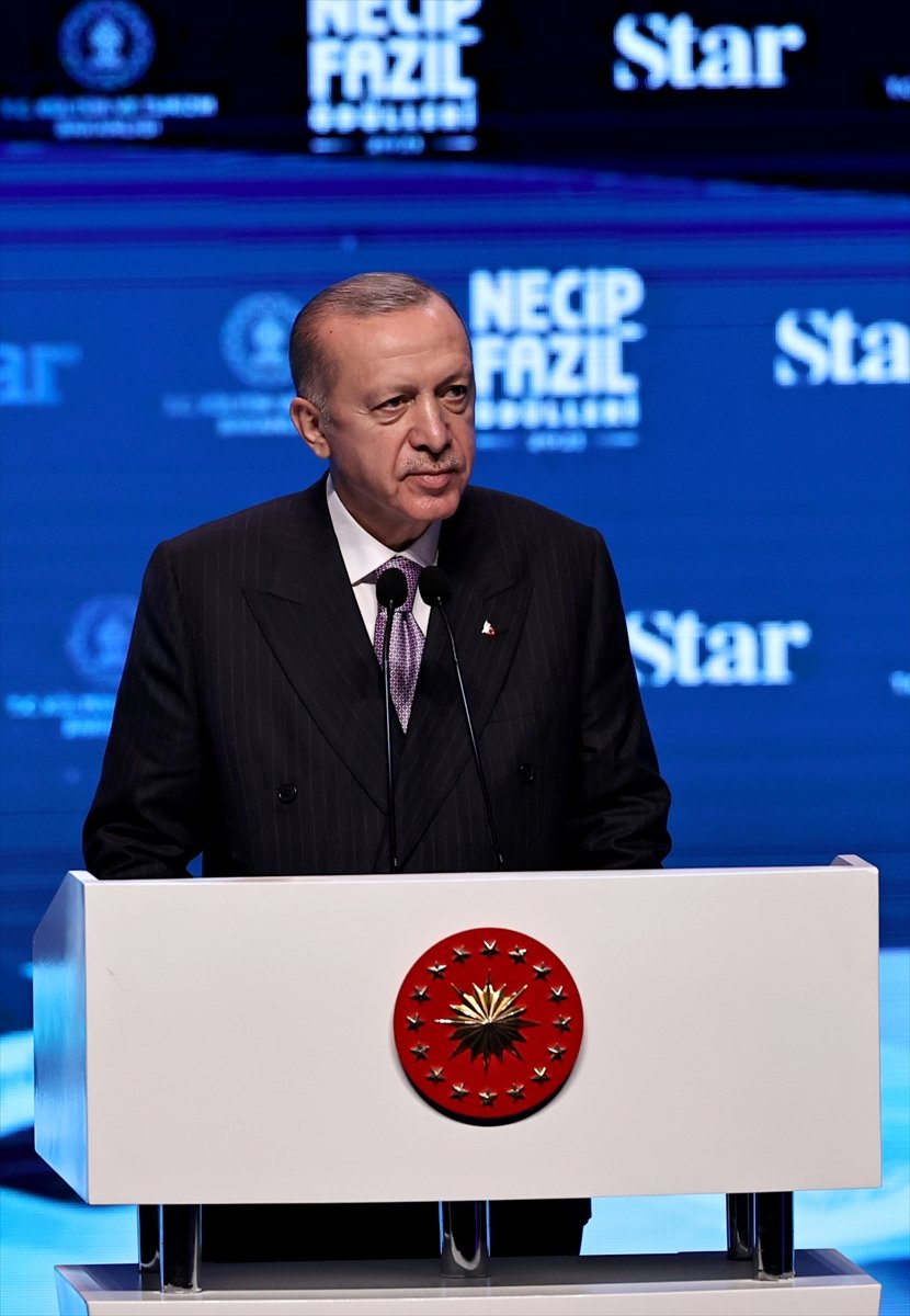 Cumhurbaşkanı Erdoğan, Necip Fazıl Ödülleri programında konuştu #3