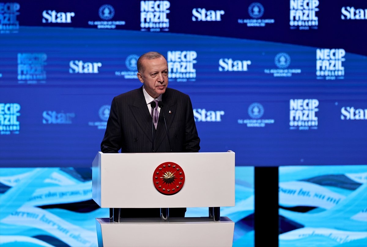 Cumhurbaşkanı Erdoğan, Necip Fazıl Ödülleri programında konuştu #2