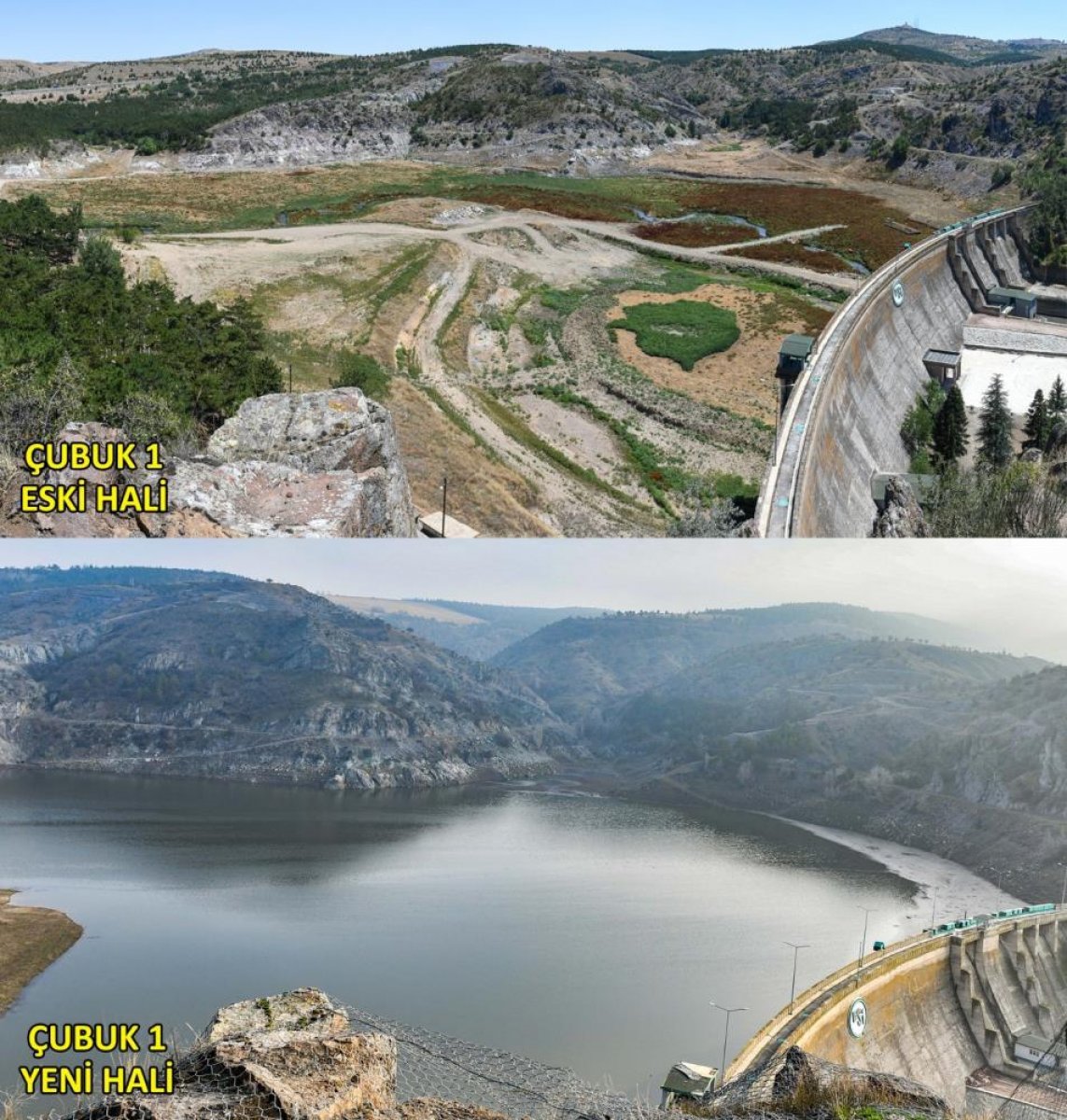 Çubuk-1 Barajı 27 yıl sonra yeniden su tutuyor #3