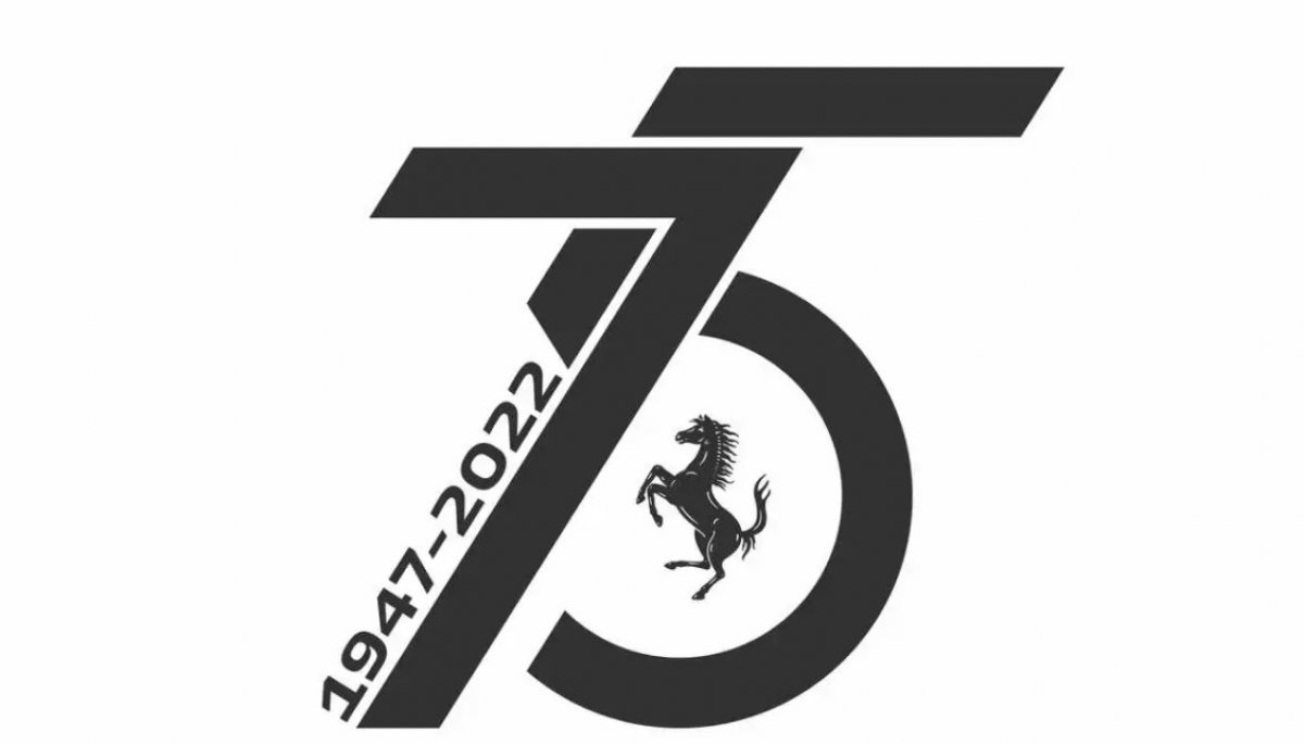 Ferrari den 75. yıla özel yeni logo #1