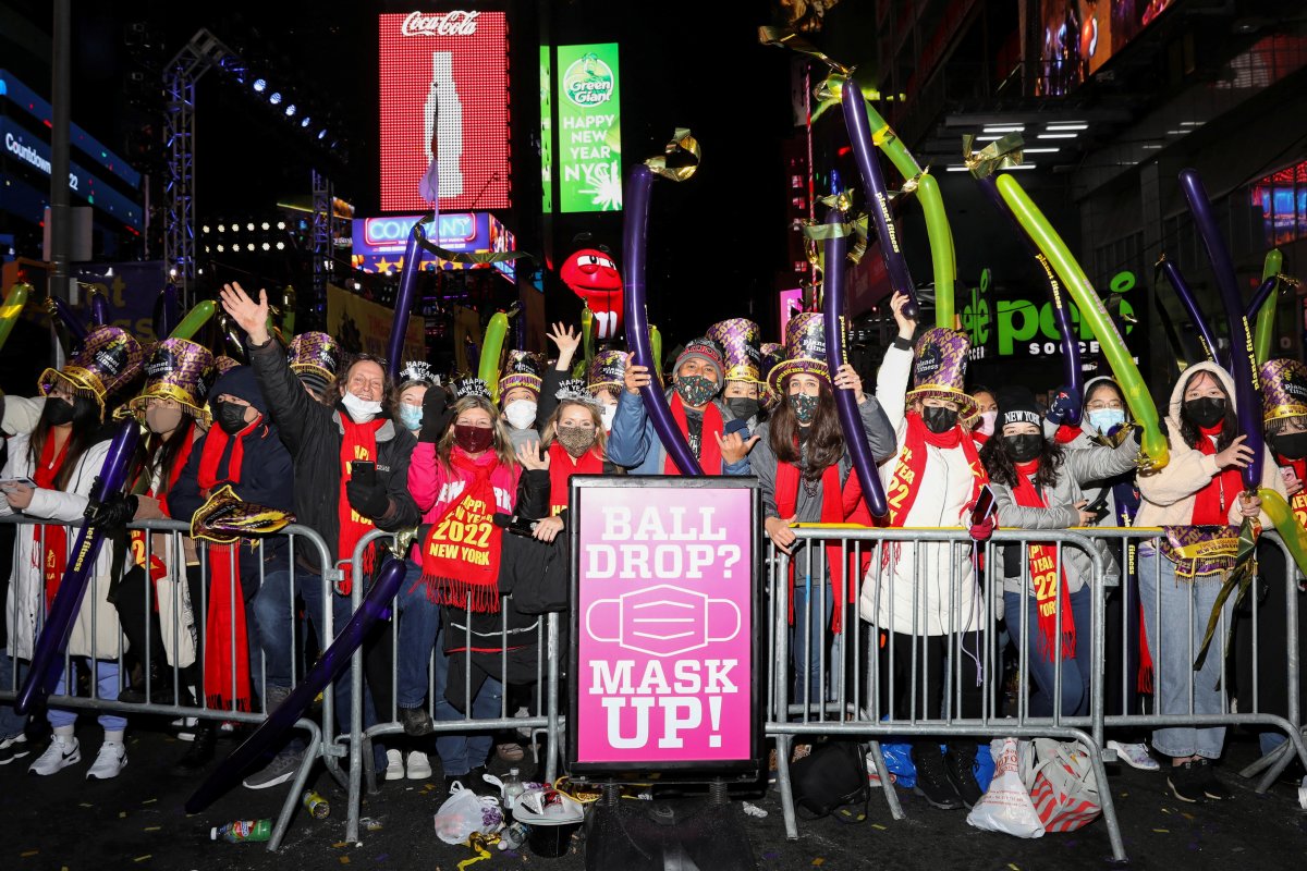 New Yorklular, 2022 yi Times Meydanı nda kutladı #2