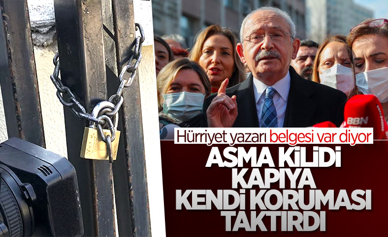 MEB'in kapısını kilidi Kılıçdaroğlu'nun koruması taktırdı iddiası