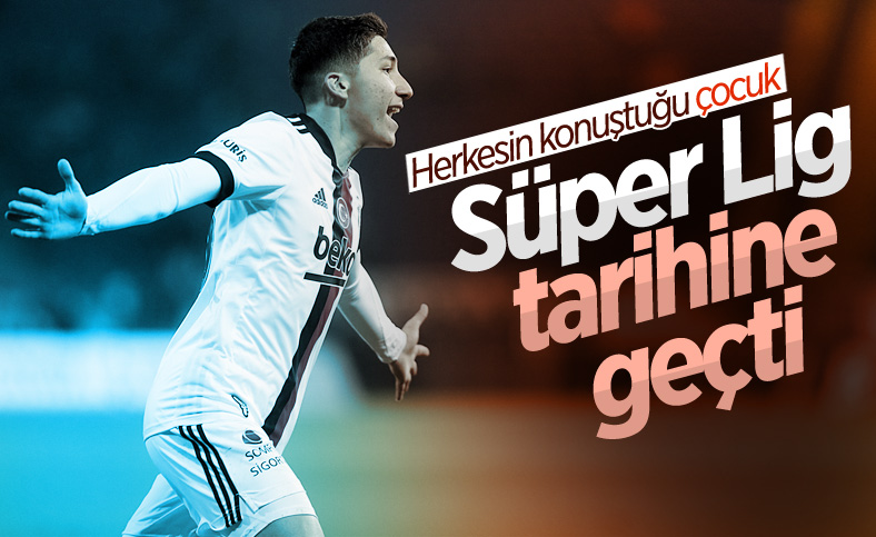 Emirhan İlkhan, Süper Lig tarihine geçti