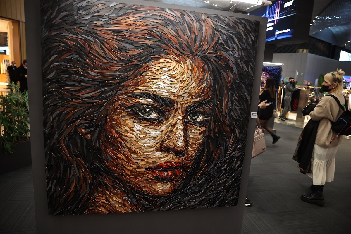 İstanbul Havalimanı nda toplanan atıklar sanat eseri oldu #1