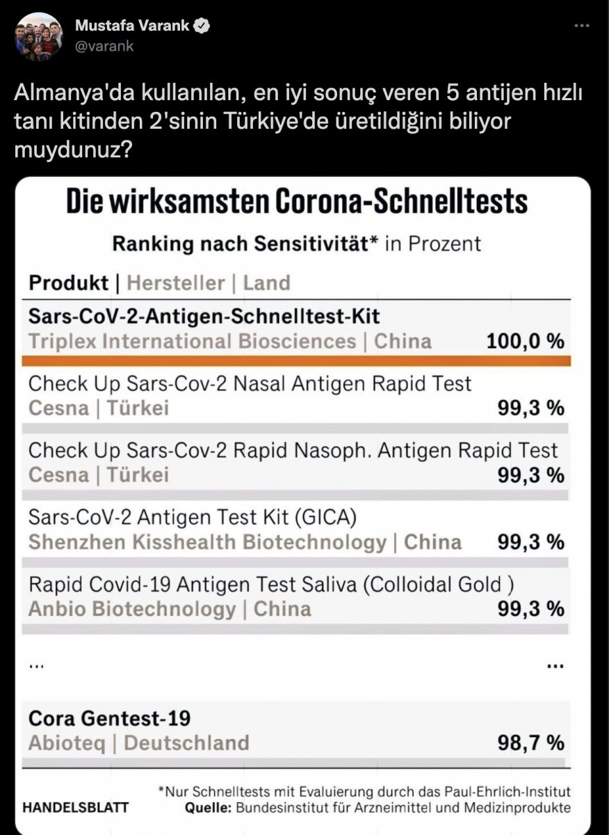Almanya da en çok kullanılan 5 tanı kitinden 2 sinin üretimi Türkiye de #2