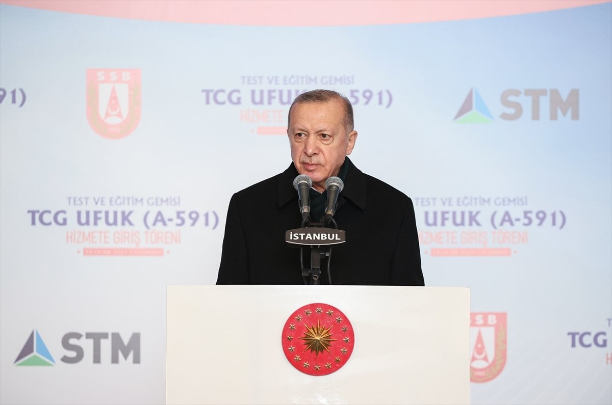 Cumhurbaşkanı Erdoğan ın, TCG Ufuk un Hizmete Giriş Töreni konuşması #2