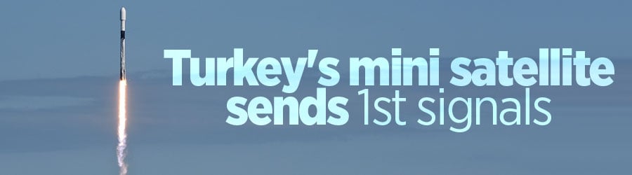 Turkey's mini satellite Grizu-263A sends 1st signals