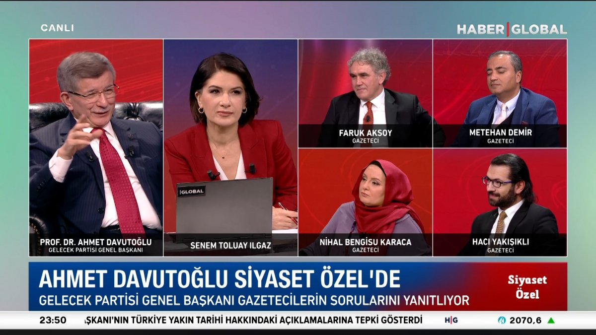 Ahmet Davutoğlu: AK Parti nin 2023 te barajı geçebileceğinden şüpheliyim #2