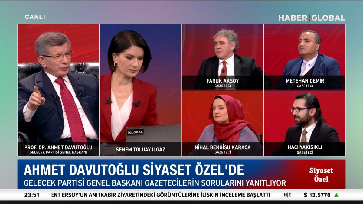 Ahmet Davutoğlu: AK Parti nin 2023 te barajı geçebileceğinden şüpheliyim #3