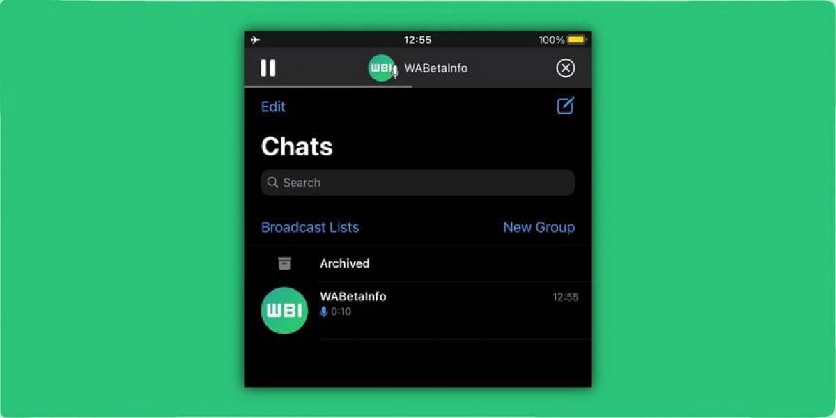 WhatsApp a yeni sesli mesaj özelliği: Arka planda çalışacak #1