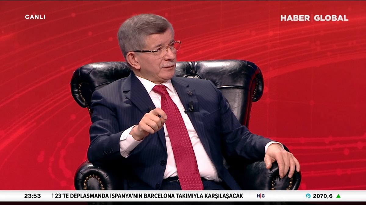Ahmet Davutoğlu: AK Parti nin 2023 te barajı geçebileceğinden şüpheliyim #1
