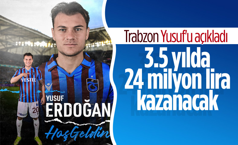 Trabzonspor, Yusuf Erdoğan transferini açıkladı