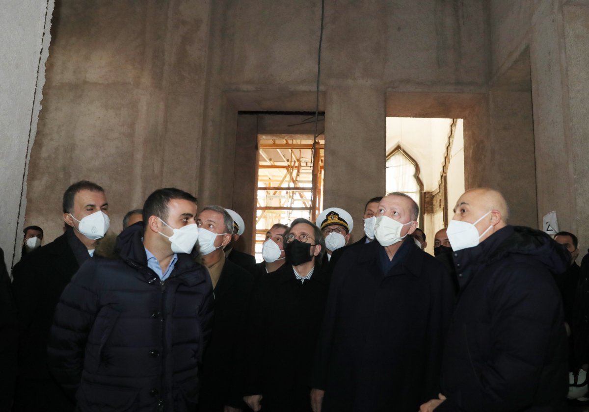Cumhurbaşkanı Erdoğan Divanhane binasını inceledi #2