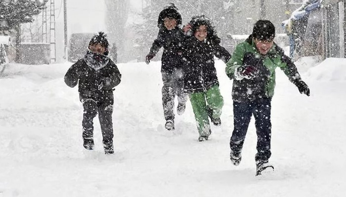 Kar nedeniyle eğitime ara verilen iller #7