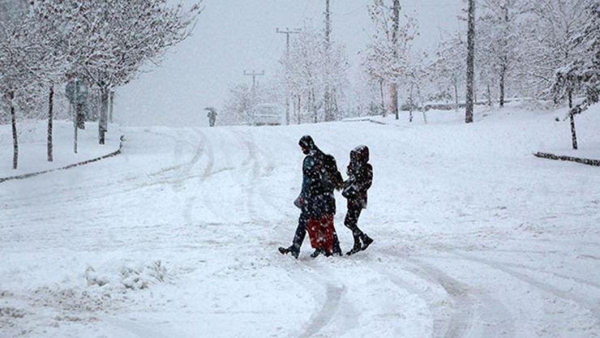 Kar nedeniyle eğitime ara verilen iller #1