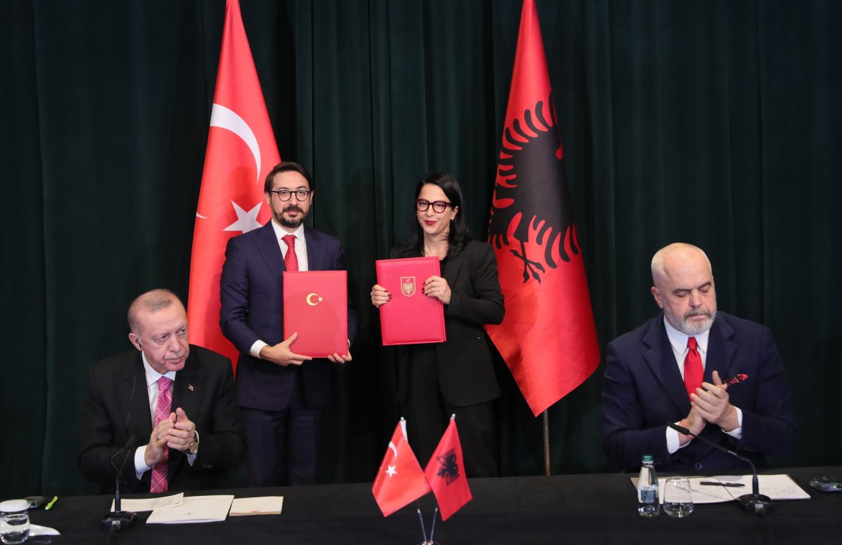 Türkiye ile Arnavutluk arasında 7 anlaşma imzalandı #2