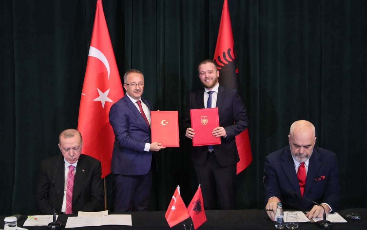 Türkiye ile Arnavutluk arasında 7 anlaşma imzalandı #4