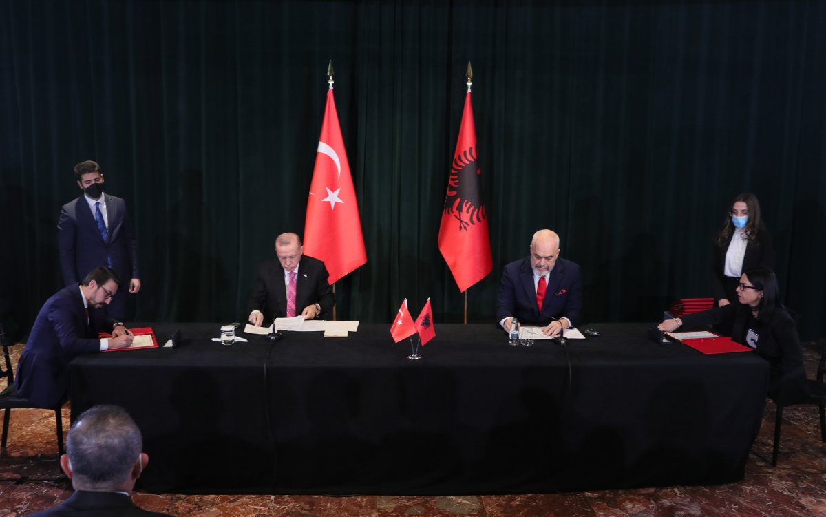 Türkiye ile Arnavutluk arasında 7 anlaşma imzalandı #3