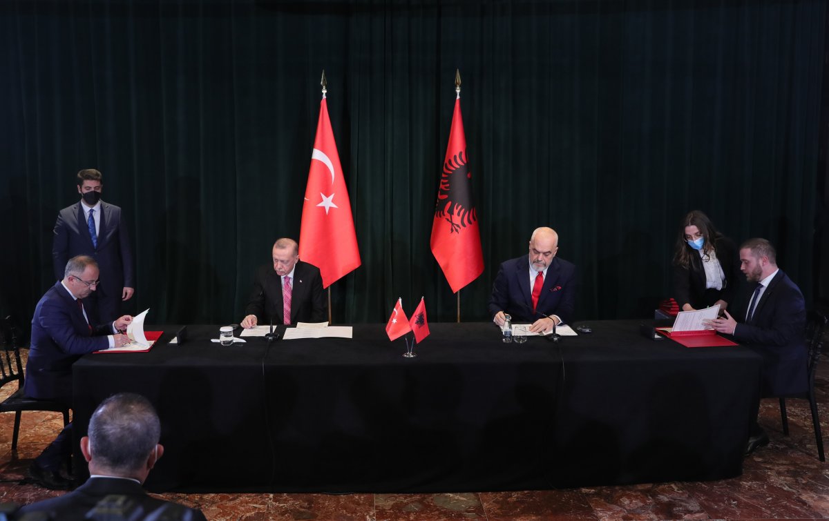 Türkiye ile Arnavutluk arasında 7 anlaşma imzalandı #5