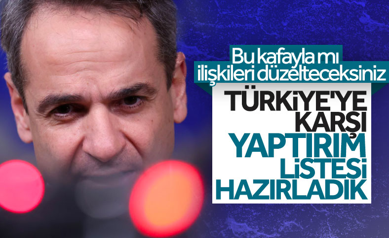 Kiryakos Miçotakis: Türkiye'ye karşı yaptırım listesi hazırladık