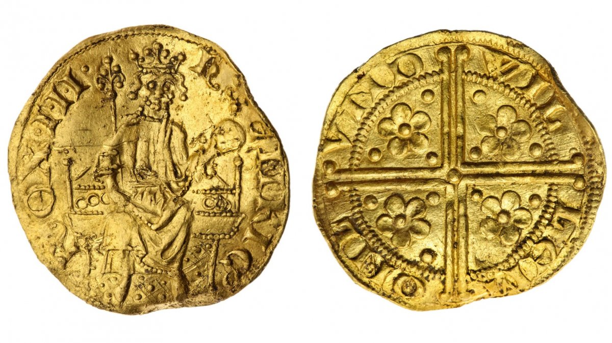 İngiltere de 3. Henry e ait en eski altın sikke bulundu #2