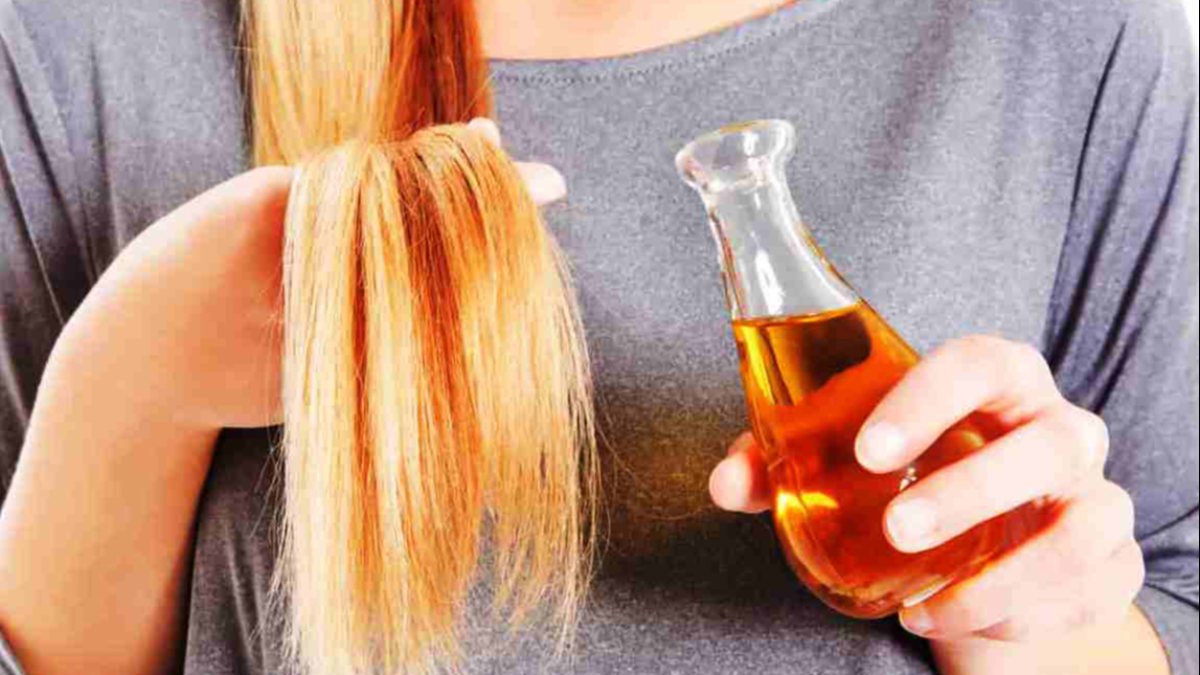 Only 10 minutes! Introduce apple cider vinegar to your hair… Kimdeyir
