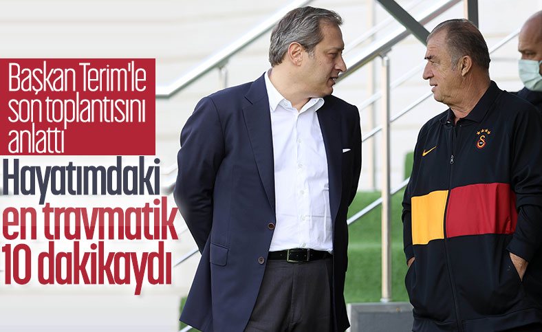 Burak Elmas: Terim'le ayrılık konuşması çok üzücüydü