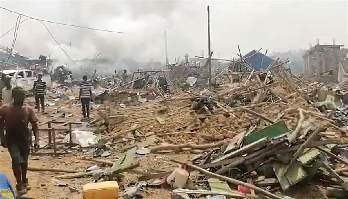 Gana da patlama: Çok sayıda ölü var #1