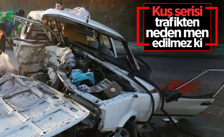 Arnavutköy’deki kazada otomobil hurdaya döndü, sürücüsü öldü