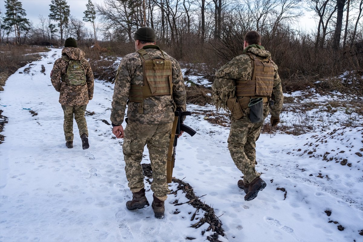 Ukrayna lı askerlerin sınır nöbeti #5