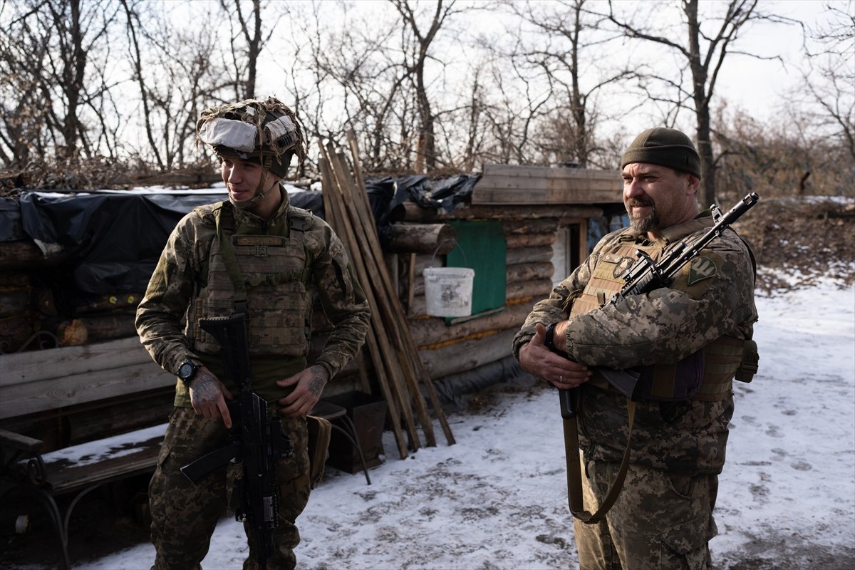 Ukrayna lı askerlerin sınır nöbeti #1