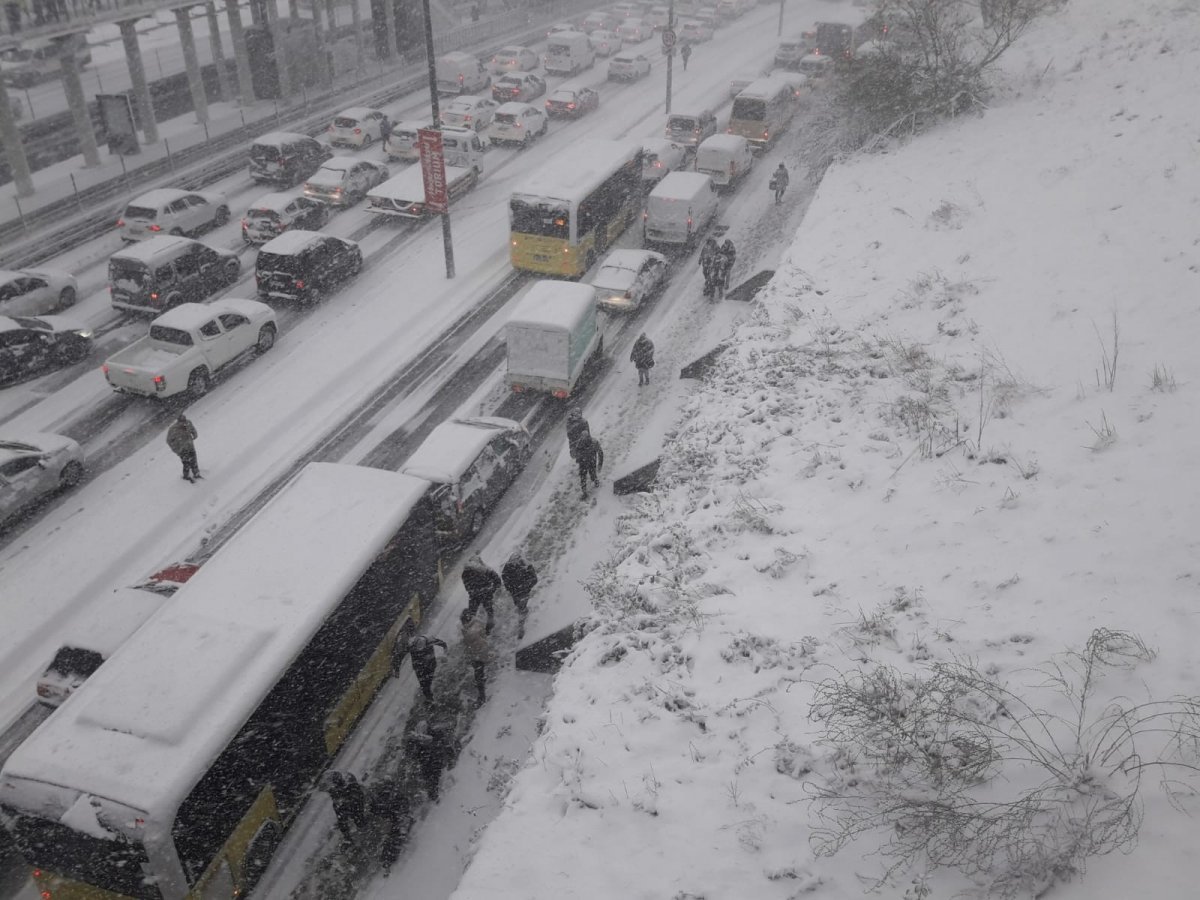 İstanbul dan kar yağışı ile ilgili duyurular #2