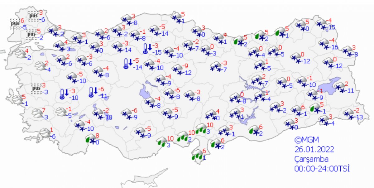 İstanbul da kar etkisini artıracak #5