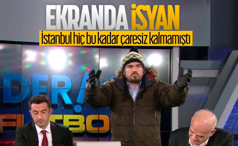 Rasim Ozan Kütahyalı kar esaretine isyan etti