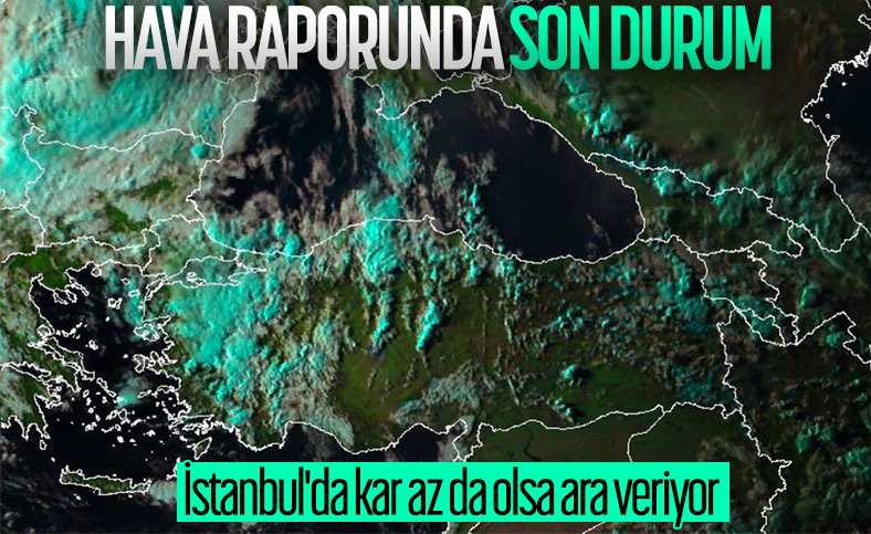 İstanbul'da kar, 3 gün daha sürecek