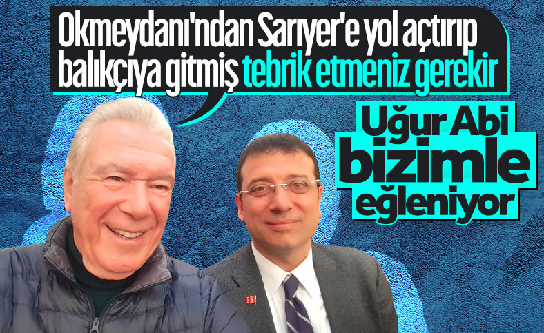 Uğur Dündar, kar krizinde balık keyfi yapan İmamoğlu'na sahip çıktı