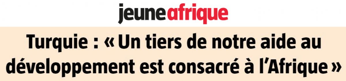 Türkiye nin Afrika daki varlığı, Fransız dergisinde #3