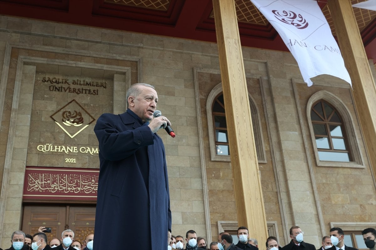 Cumhurbaşkanı Erdoğan ın Gülhane Camii açılışı konuşması #7