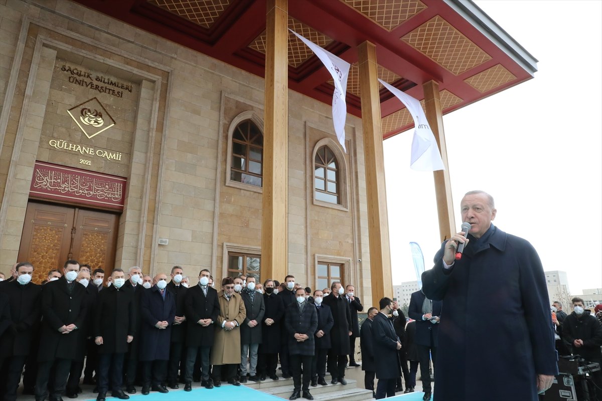 Cumhurbaşkanı Erdoğan ın Gülhane Camii açılışı konuşması #1